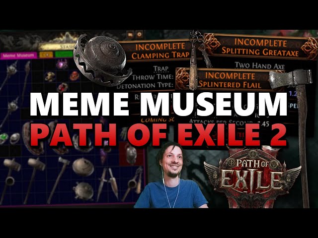 Collecting the most cursed, bugged & funny items that exist in the game! - Meme Museum - PoE2 #38