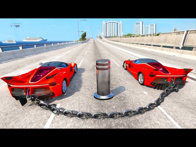 Satisfying Car Crash Game HIGH SPEED JUMPS #16 [BeamNG.Drive]