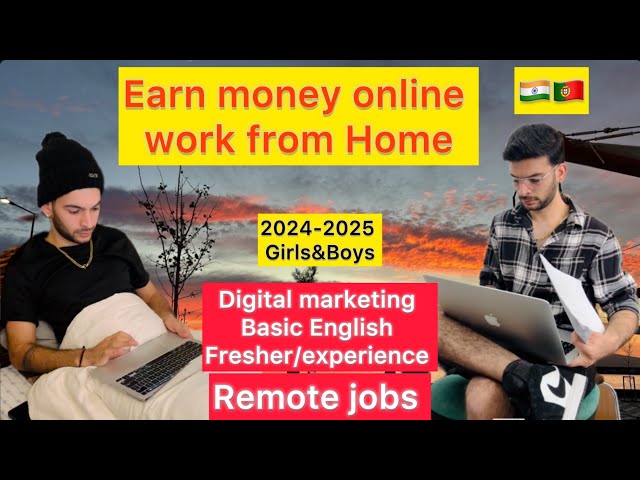 How to earn money in Portugal ,work from home, remote jobs #portugal2025 #portugaljobs