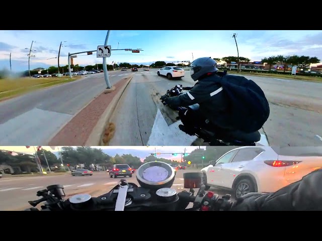 Ducati ride along dual perspective