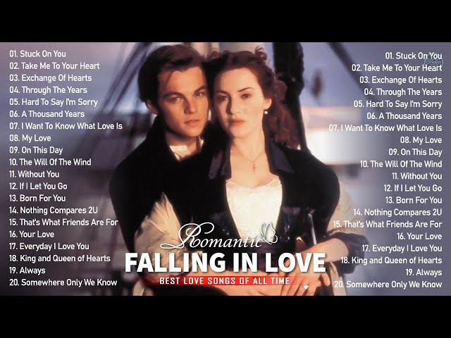 All Time Favorite Hits Songs - The Greatest Romantic Classic Songs - Love Songs 80s 90s With Lyric