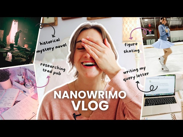 a 100% honest vlog about my nanowrimo so far... it's chaotic