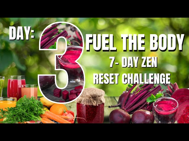 “Day 3: Vitality Juice to Detox, Energize & Glow 🍏🥕🍍 | 7-Day Zen Reset Challenge”