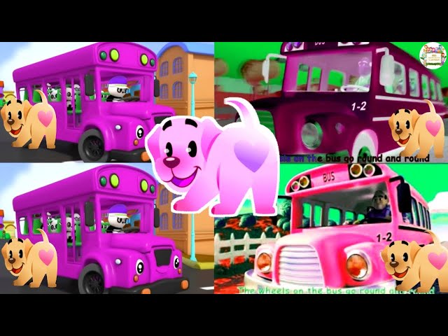 Wheels on the Bus CoComelon | Fun Nursery Rhymes for Kids