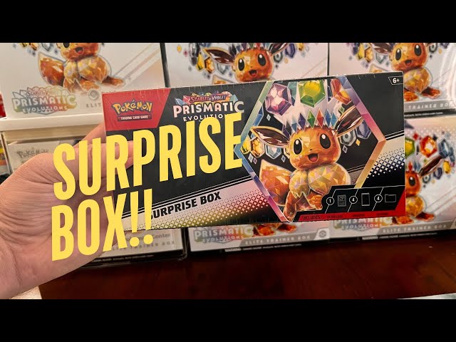 Prismatic Evolutions SURPRISE BOX Opening (Pokemon Card Promo)