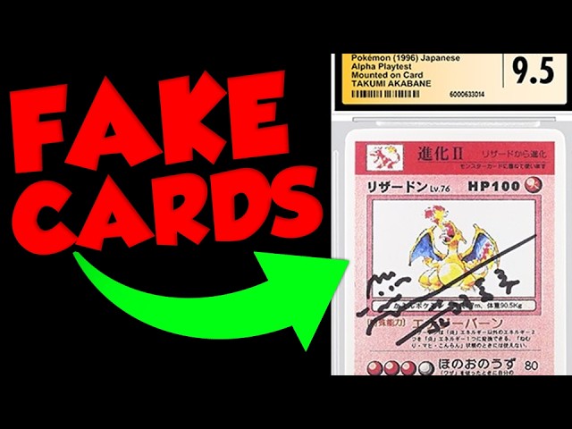 COUNTERFEIT PROTOTYPE AND ALPHA POKEMON CARD GRADED BY CGC! (Pokemon TCG News)