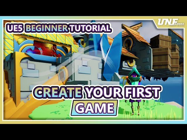 Unreal Engine 5 Beginner Tutorial - Creating your First Game with Blueprints