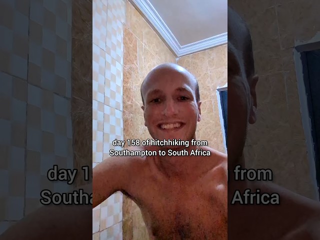 Day 158 of hitchhiking from Southampton 🇬🇧 to South Africa 🇿🇦 #southamptontosouthafrica #travel