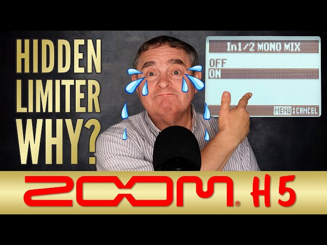 Zoom H5 In1/2 Mono Mix Hidden Limiter (Workaround Included!)