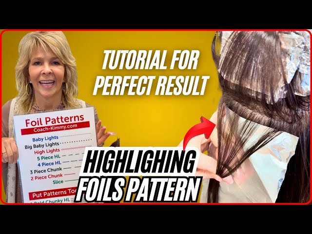 EASY Hair Highlight Tutorial for PERFECT Results with Foil Placement