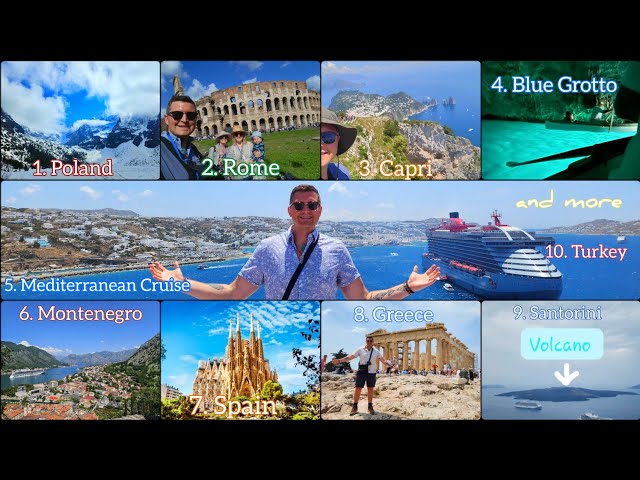 A SNAPSHOT OF OUR 6 WEEK HOLIDAY IN EUROPE #italy #greece #spain #montenegro #poland #turkey #travel