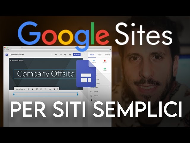 Come creare un sito web con GOOGLE SITE in meno di 20 Minuti - Tutorial italiano per fare siti web