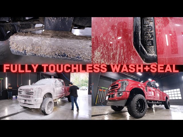 Filthy F350: Touchless Timed Wash+Seal with Chem-X Stars+Stripes+Snake Oil