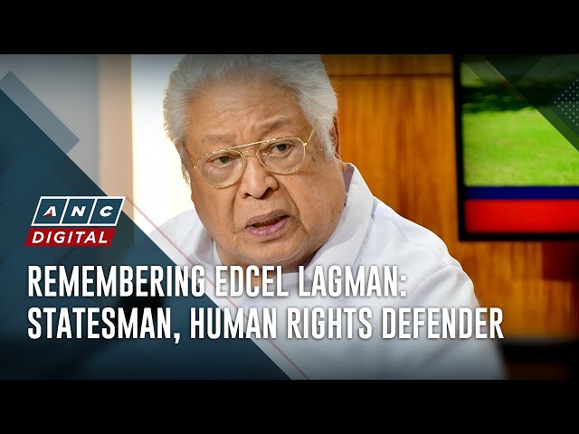 Remembering Edcel Lagman: Statesman, human rights defender | ANC