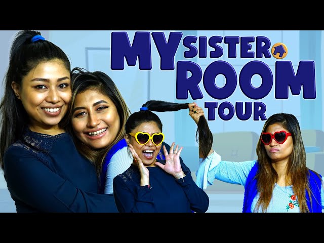 My Sister Room Tour 🏠💜👩‍❤️‍💋‍👩 | Sunita & Nandita | Sunita Xpress