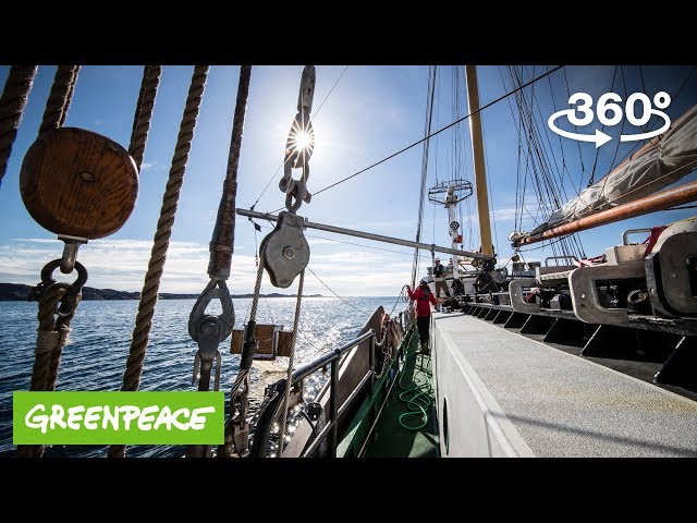 An Bord der Beluga II in Schottland | Greenpeace 360°