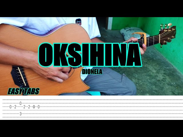 Oksihina - Dionela - Fingerstyle Guitar (Tabs) Chords Lyrics