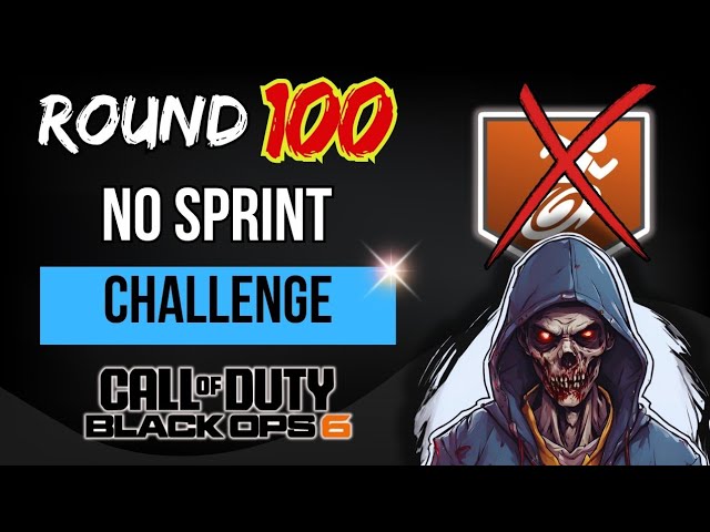 NO SPRINT CHALLENGE - ROUND 100 on THE TOMB! (Black Ops 6 Zombies)