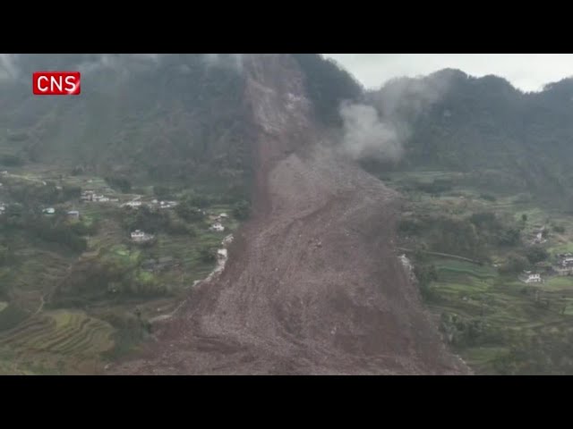 Rescue underway after fatal landslide in SW China's Sichuan