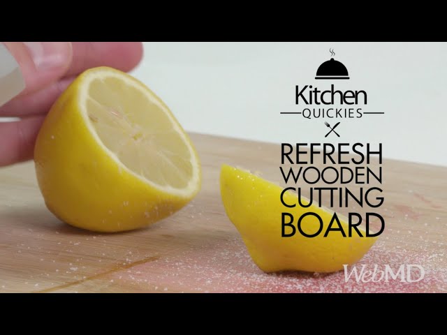 Kitchen Quickies: How to Clean a Cutting Board | WebMD