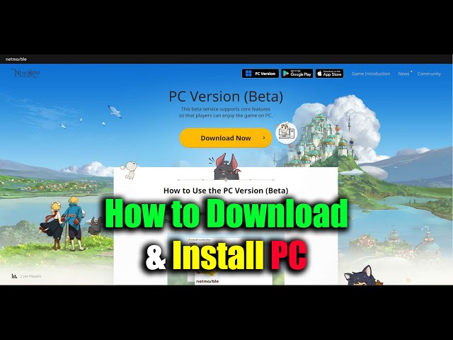 Ni no Kuni Cross Worlds How to Download & Install PC Version