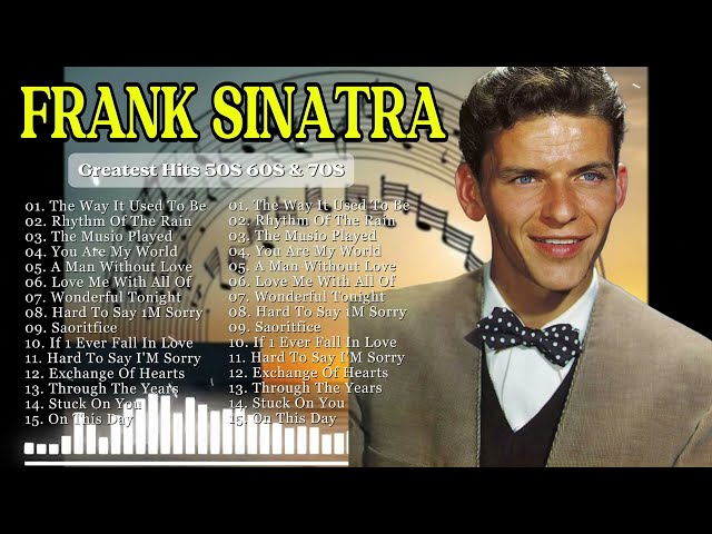 Frank Sinatra Greatest Hits Full Album //  Frank Sinatra 20 Biggest Songs Of All Time