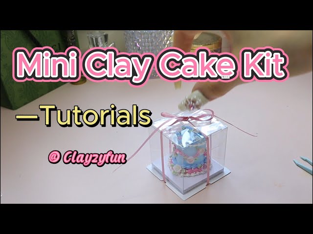 How to Create Adorable Mini Clay Cakes | Step-by-Step Tutorial with Clayzyfun Kit