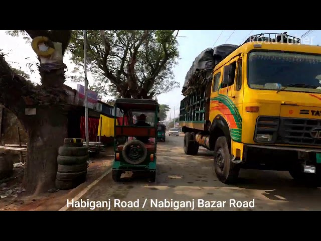 Sylhet Aushkandi to Habiganj | via Nabiganj - Habiganj Hwy Road | Road Tuber