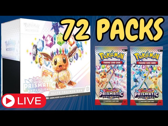 Opening 8 Prismatic Evolutions Elite Trainer Boxes!