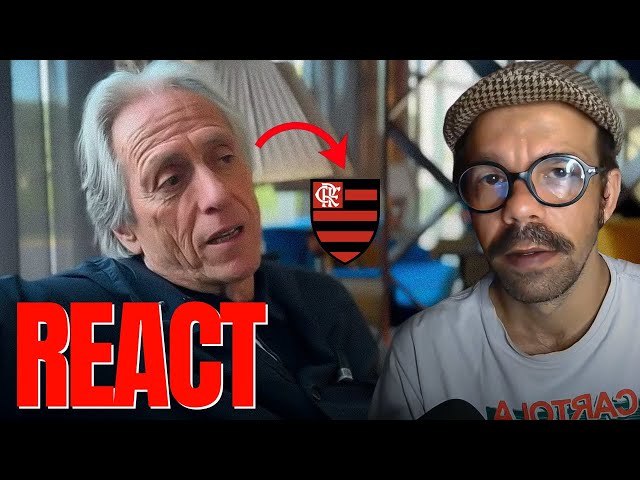 REACT: JORGE JESUS - SAUDADE DO FLAMENGO - MELHORES TREINADORES SÃO OS PORTUGUESES?