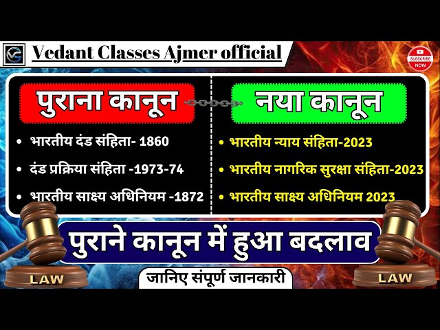 पुराने कानून में हुआ बदलाव || Complete Details By Nikunj Sir