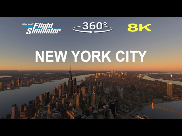 Microsoft Flight Simulator 2020 VR 360° Video (8K)