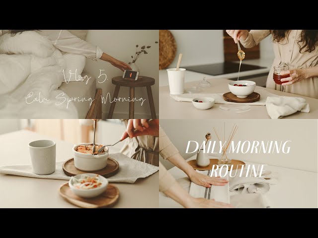 Daily Morning Routine | Slow Living | Calm Morning | How To Live Slow Life | Aesthetic | Moodlia