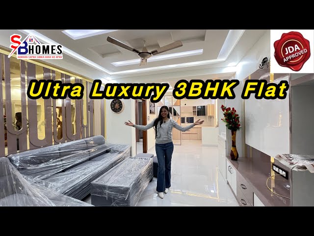 Ultra Luxury 3BHK Flat at Prime Location in Jaipur 😱|| #sbhomes #flat #interiordesign #apartment