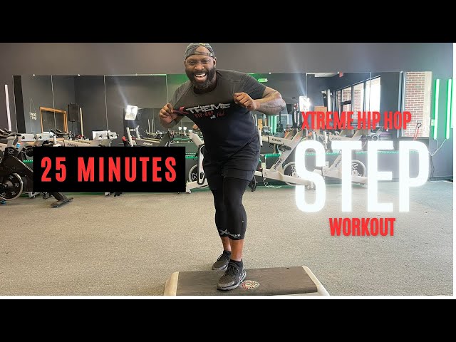 25 Minute Cardio Step Aerobics // BEGINNER Xtreme Hip Hop // Learn the Basics Class #001