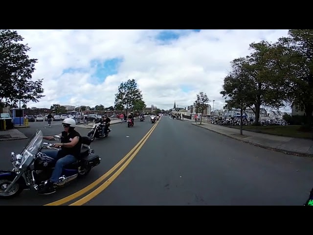 MDA Witch Ride 2017 - Arrival in Salem MA in 360 4K