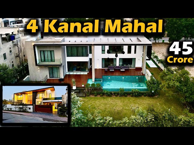 4 Kanal Full Furnished House With Full Basement, Pool, Cenima & Gym For Sale In Bahria Town Lahore