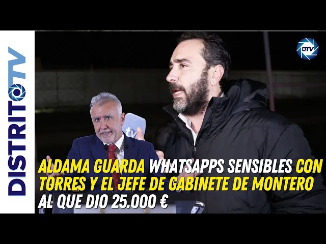 🔴ÚLTIMA HORA CASO ALDAMA🔴 guarda whatsapps sensibles con Torres y el jefe de gabinete de Montero