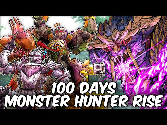 I Spent 100 Days in Monster Hunter Rise... Here's What Happened!