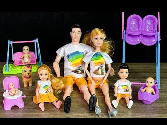 13 Minutes Satisfying with Unboxing Barbie Family Playset, Pretend Doctor Toys ASMR  Review Toys