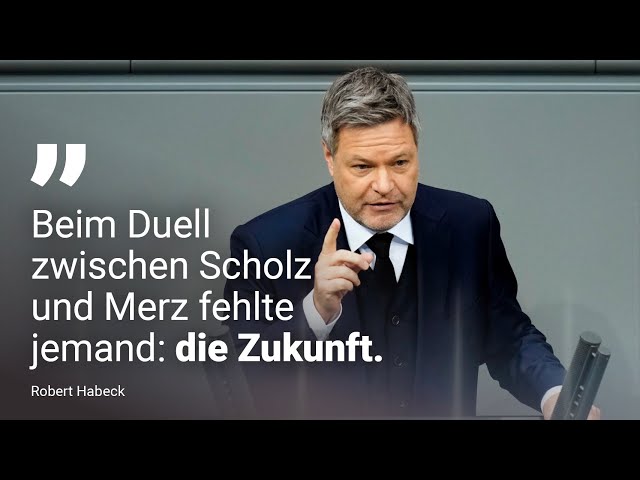 Zukunft vs. Rückschau | Rede im Bundestag | Robert Habeck