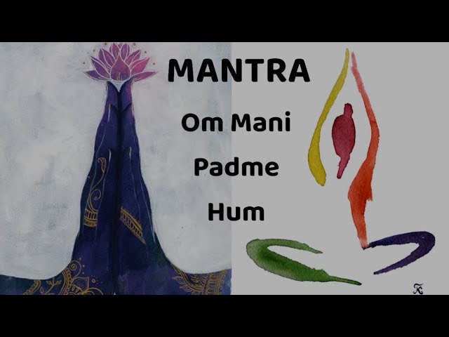 Om Mani Padme Hum Mantra With Gong Bath - Meditation and Repeat Chanting