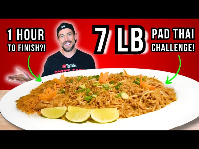 INSANE 7,000-Calorie Pad Thai Challenge! (Only 1 Winner EVER, $100 If I FAIL!)