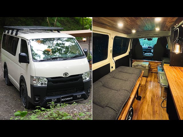 The DIY of micro stealth camper van. From start to finish. 4 weeks build in 25 minutes.