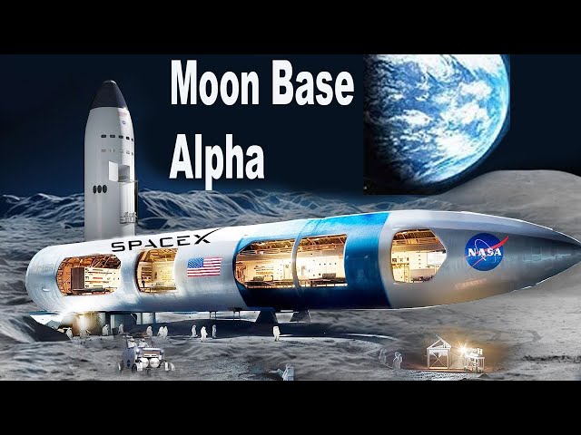 SpaceX Revealed How to Build The First Moon Base Alpha with Starship