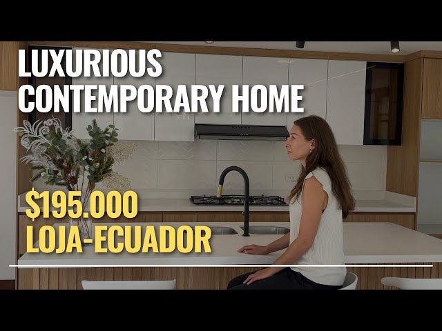 Real Estate in Loja, Ecuador. Luxurious Contemporary Home for sale $195.000