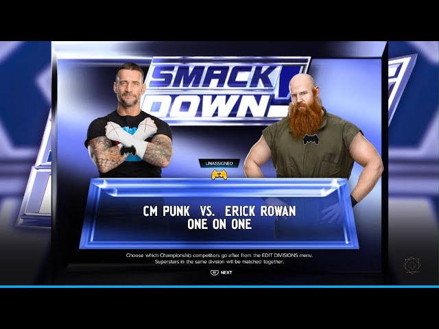 CM Punk vs Erick Rowan, WWE Championship