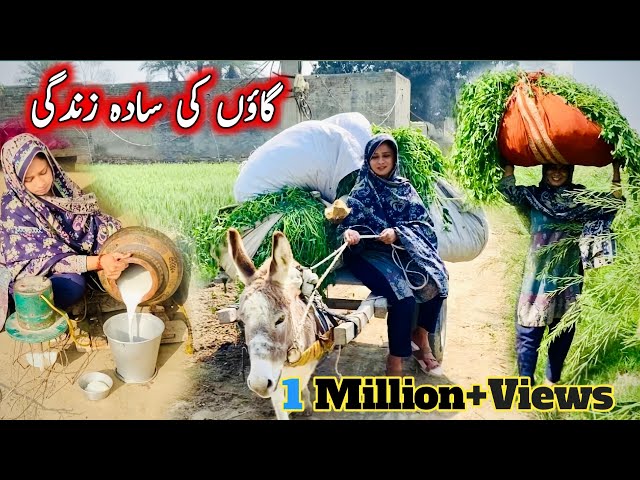 Ancient Village Life Pakistan | Village Women vlog Morning Routine in Fog | Village Traditional Food