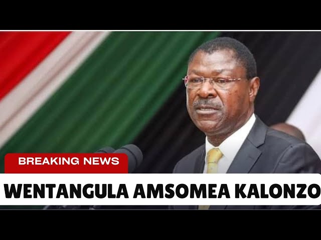 TENSION RISES AS MOSES WENTANGULA WARNS KALONZO MUSYOKA