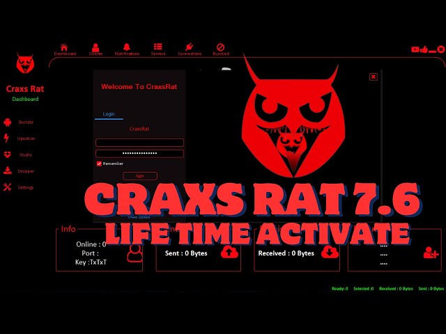 Craxs rat  7.6 Demo video Contact now for buying this